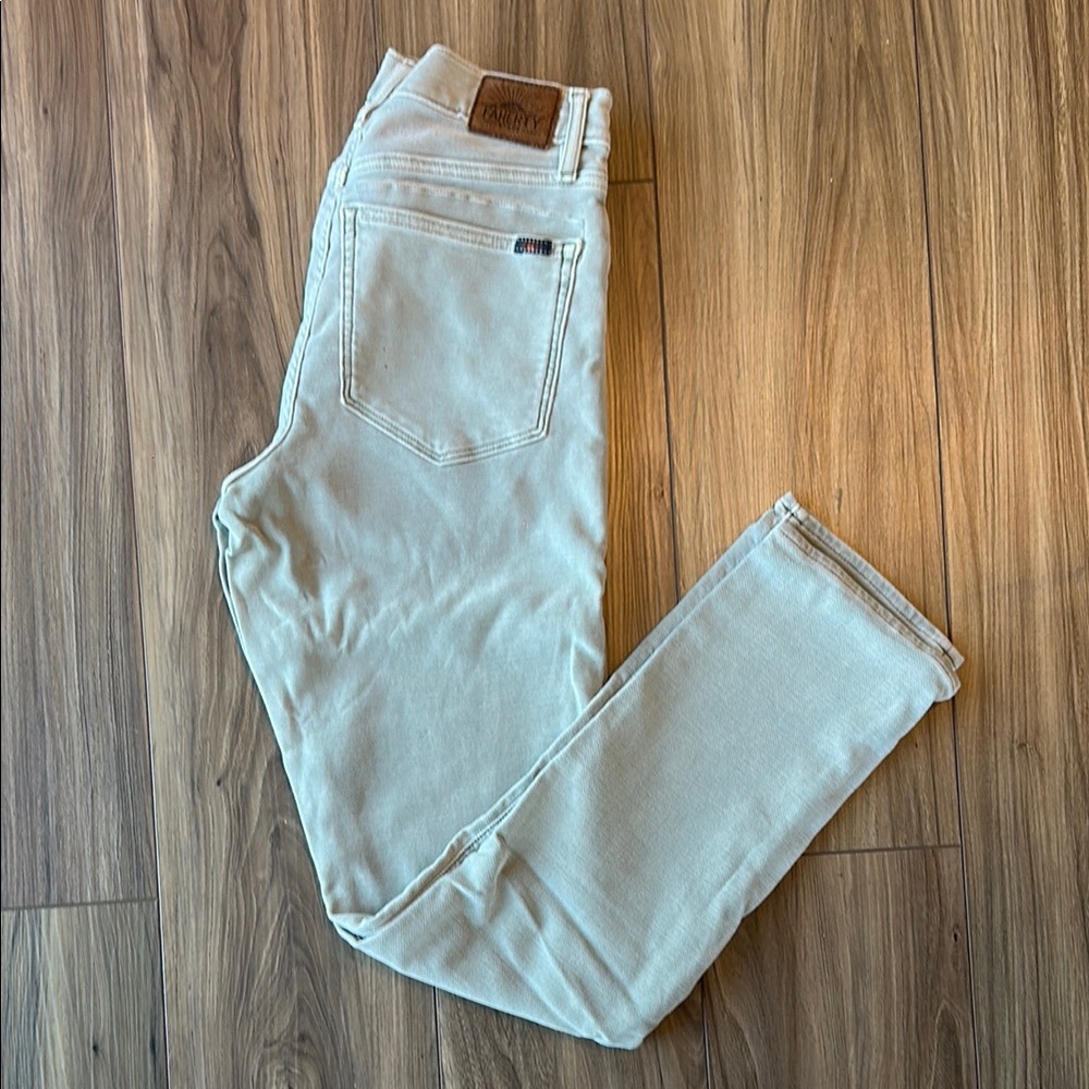 Men's Beige Jeans